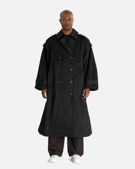Engineered Garments Storm Coat - Dark Navy PC Coated Cloth