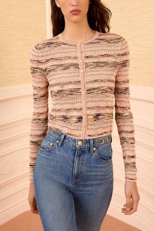 Ulla Johnson Mia Knit Cardigan - Hibiscus