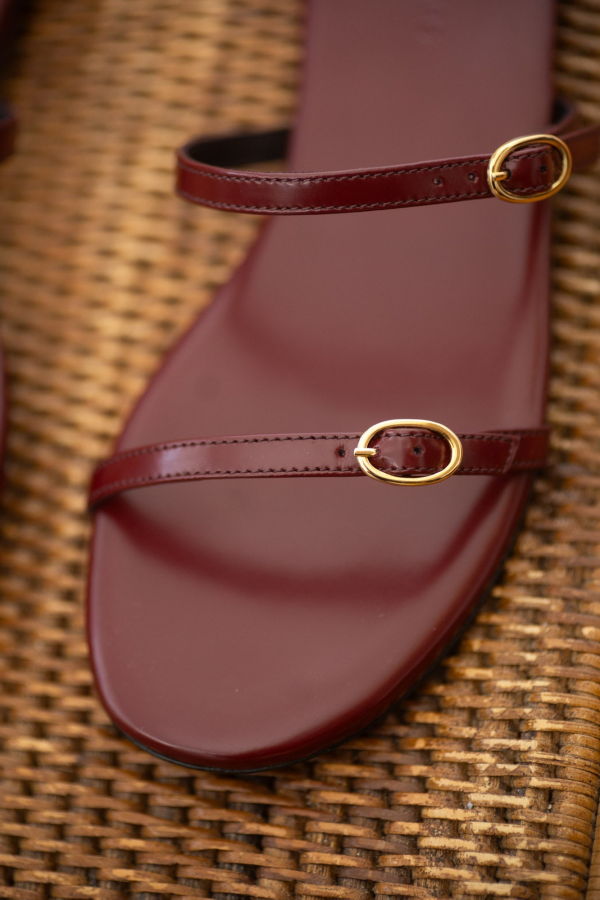 Anne Thomas Daphn Sandals - Polido Bordeaux