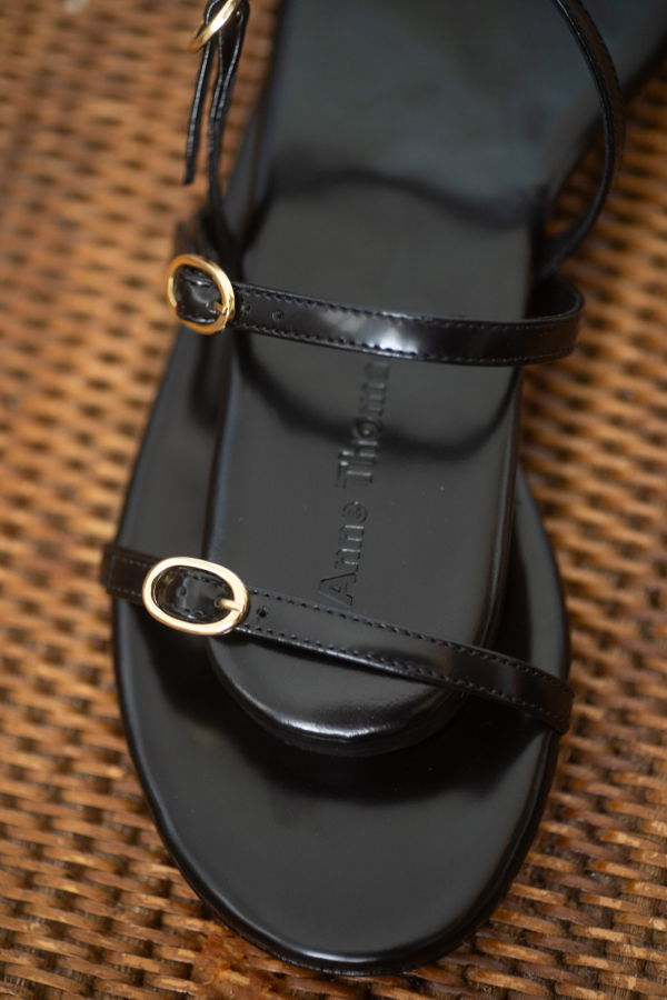 Anne Thomas Daphn Sandals - Black