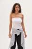 Donni. The Baby Rib Tube Top - Powder - Thumbnail 3