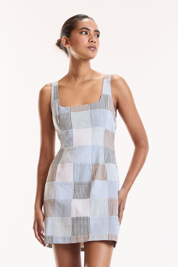 Cynthia Rowley Millie Seersucker Dress - Multi