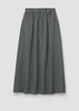 GOLDIE Cay Organic Cotton Double Gauze Skirt - Monochrome Gingham - Thumbnail 3