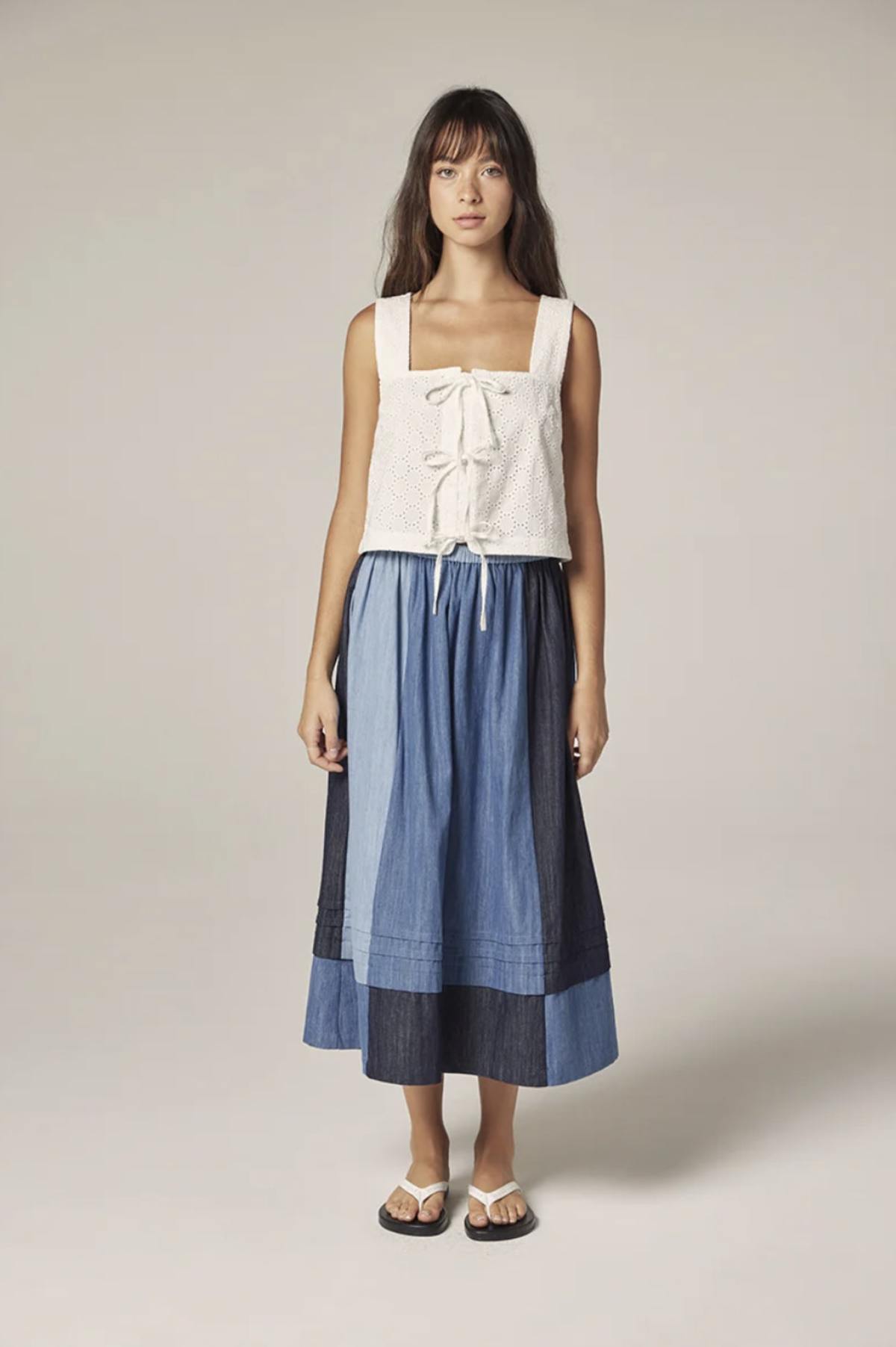 Amente Panel Midi Skirt - Image 1 of 4