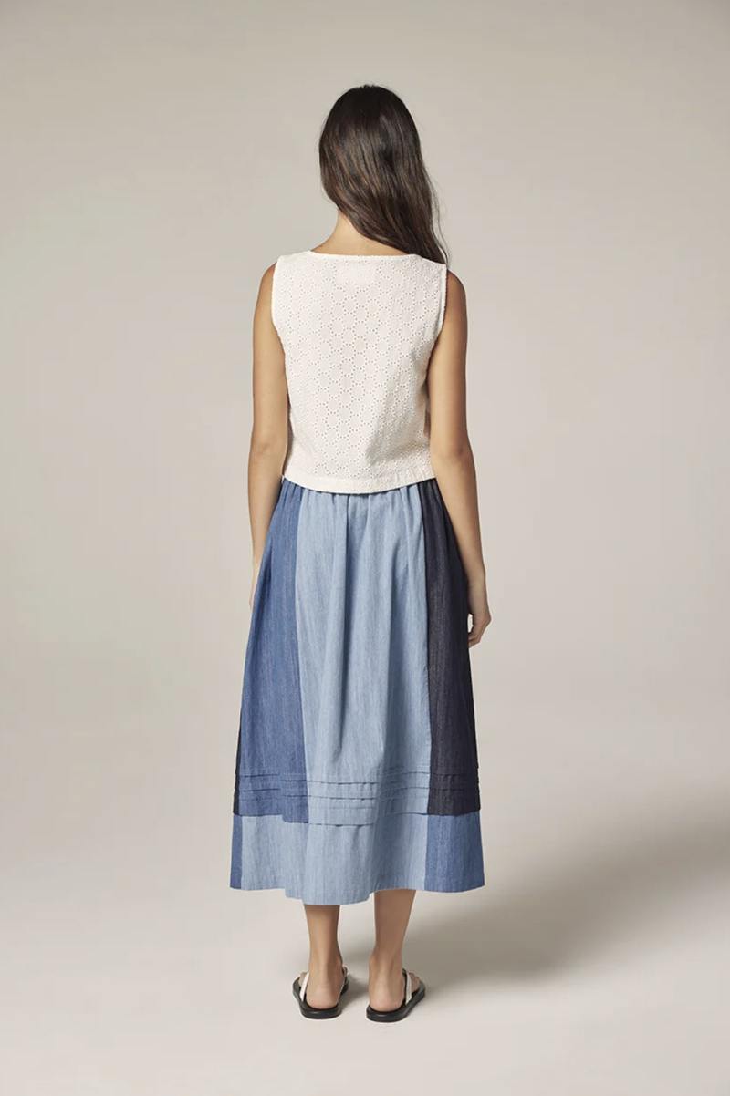 Amente Panel Midi Skirt