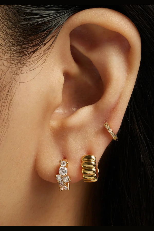 Mod + Jo Camry Huggies Earrings