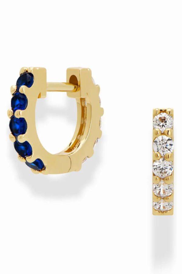 Mod + Jo Harlow Reversible Birthstone Huggies