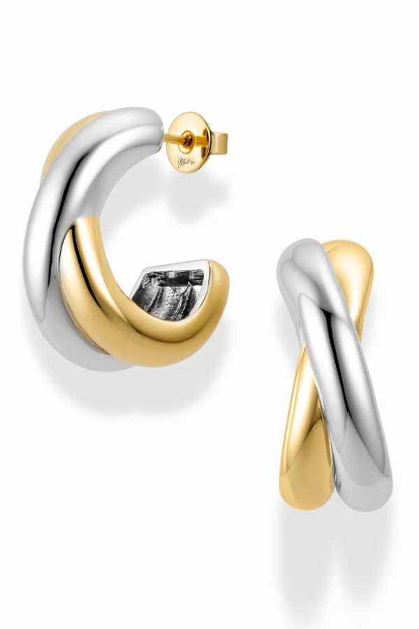 Mod + Jo Sullivan Two-Toned Hoops