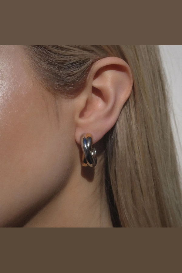 Mod + Jo Sullivan Two-Toned Hoops