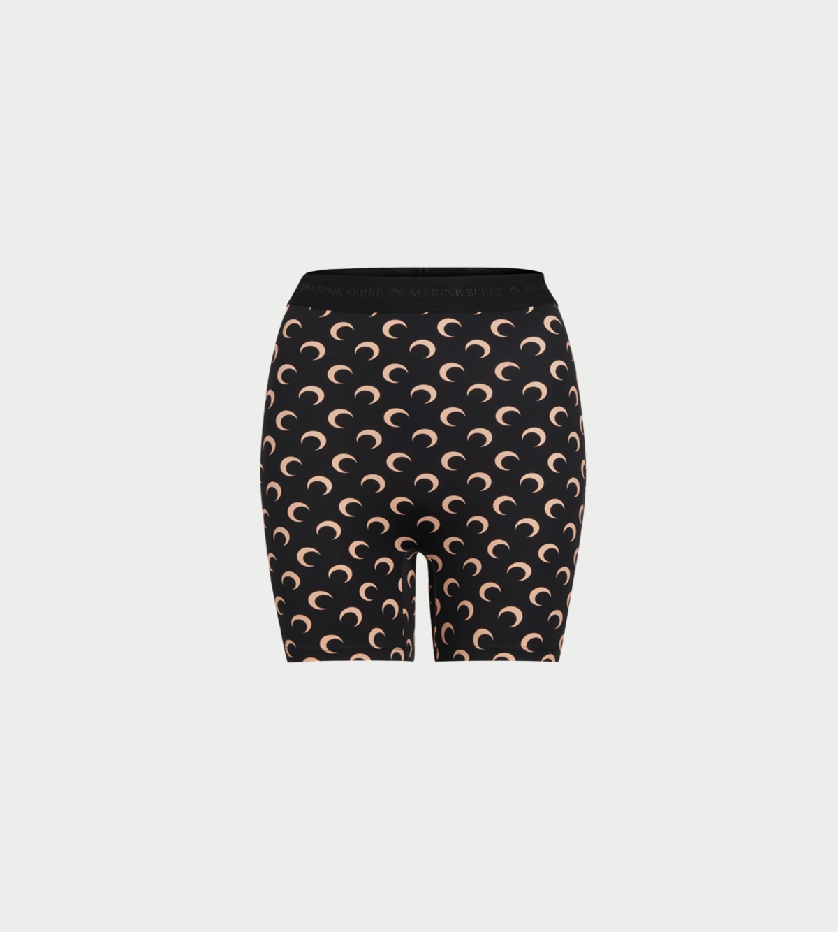 MARINE SERRE Moon Printed Jersey Biker Shorts - Image 1 of 3
