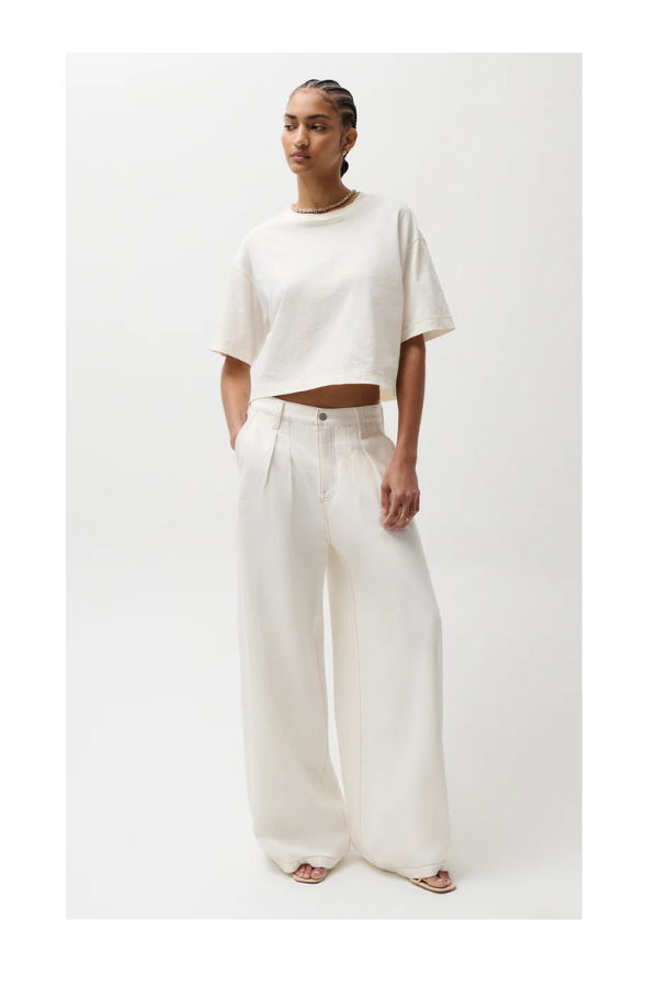 Pistola Delphine Full Length Wide Leg Jeans