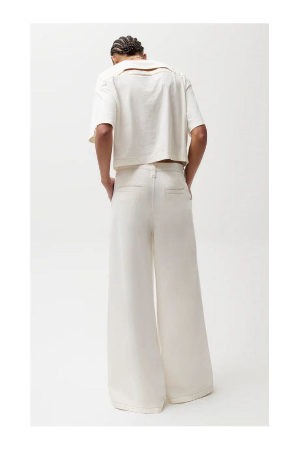 Pistola Delphine Full Length Wide Leg Jeans