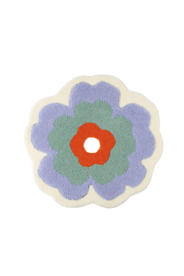 MIYOSHI RUG Large Flower Rug