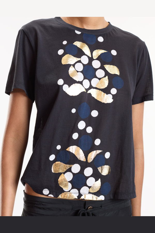 Cynthia Rowley Foil Printed Tee - Multi