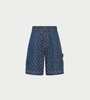 MARINE SERRE Denim Bermuda With Pockets - Thumbnail 1