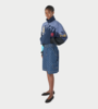MARINE SERRE Denim Bermuda With Pockets - Thumbnail 3