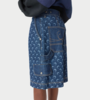 MARINE SERRE Denim Bermuda With Pockets - Thumbnail 4