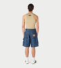 MARINE SERRE Denim Bermuda With Pockets - Thumbnail 8