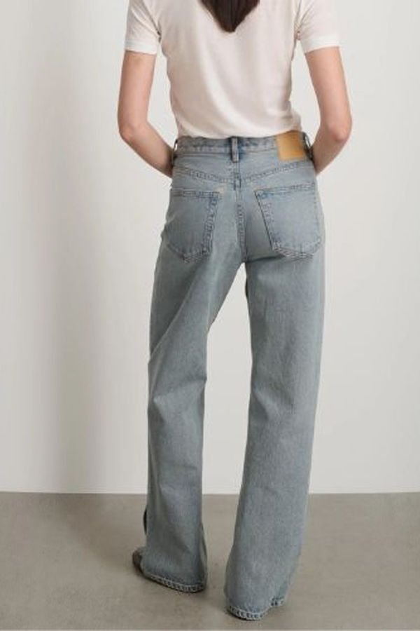 B Sides Charlot Split Hem Jean - Ed Wash