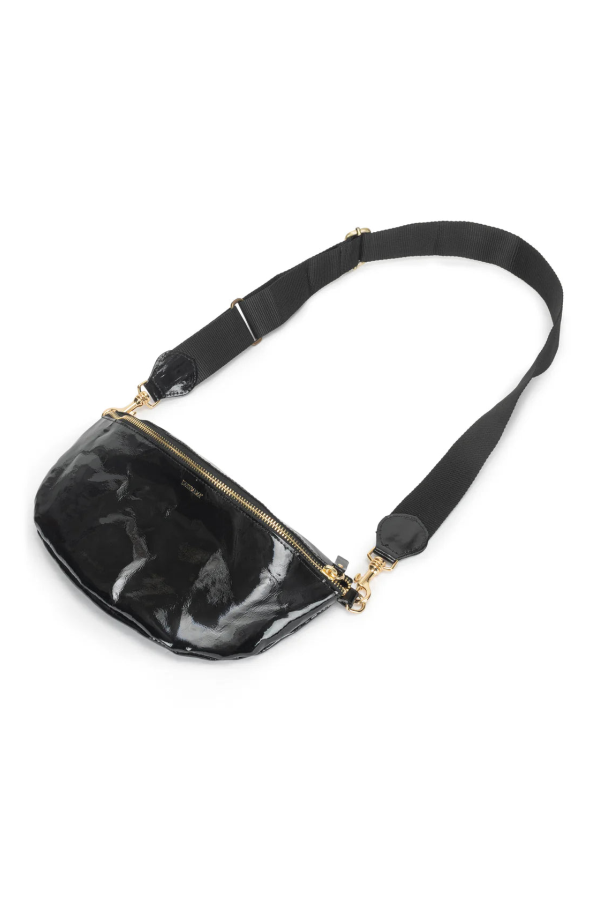 Uashmama Sling Body Bag - Glossy Black