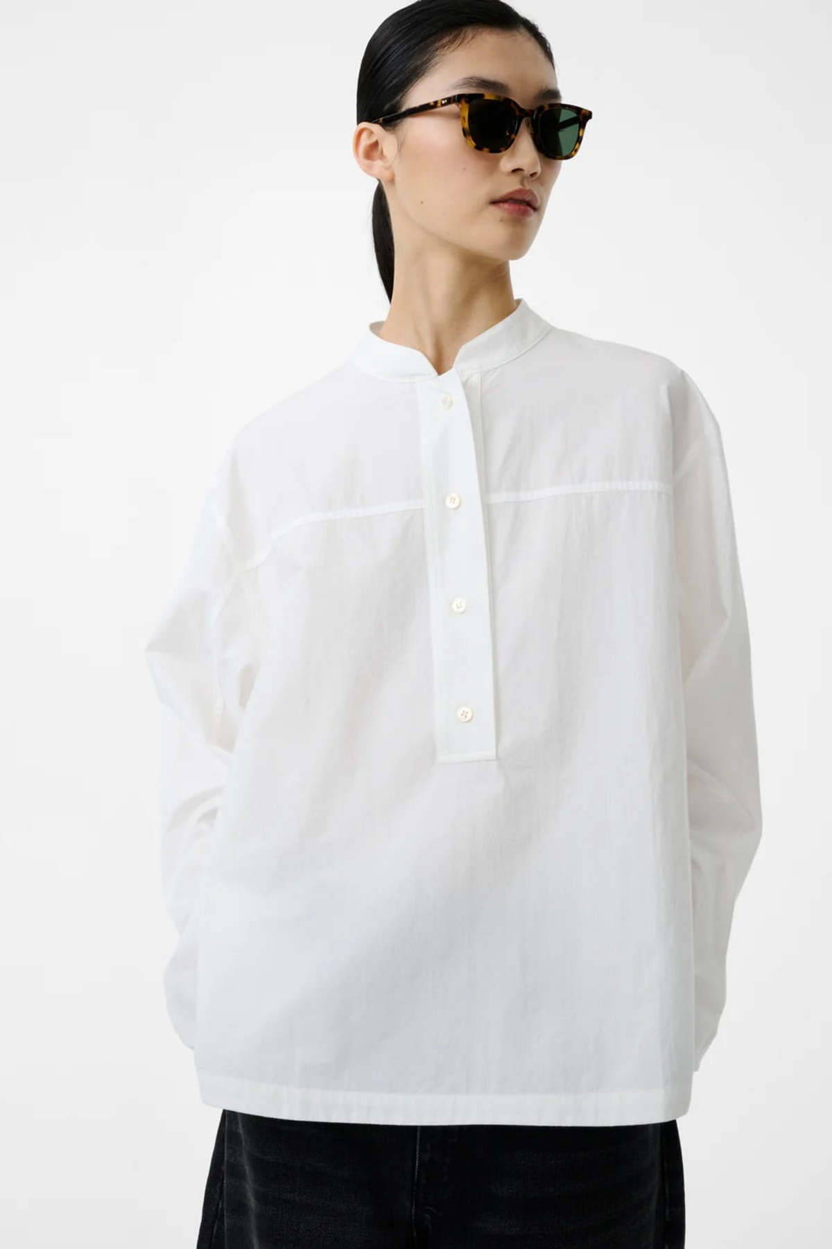 Studio Nicholson Vega Half Placket Shirt - Image 1 of 6