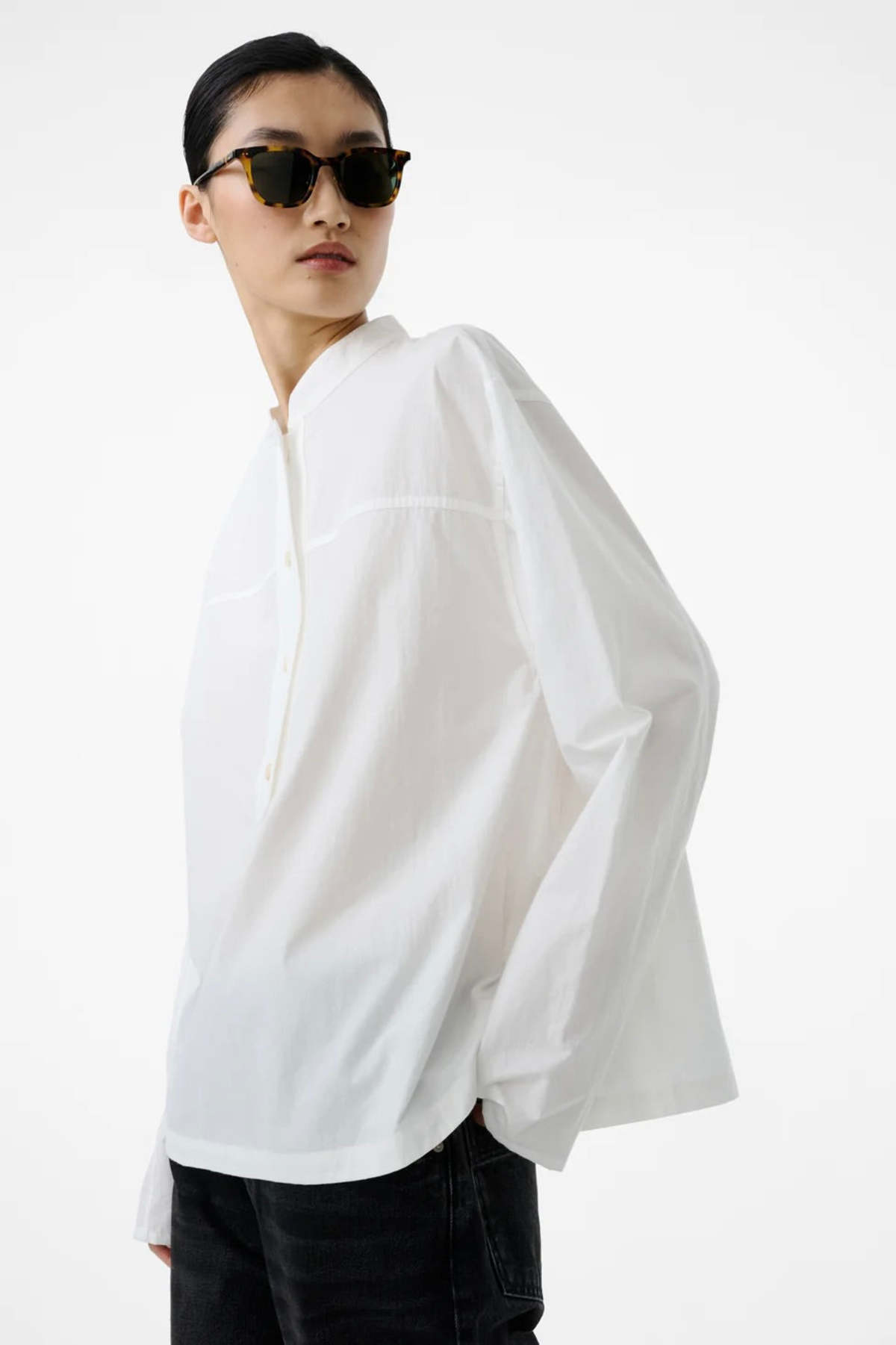 Studio Nicholson Vega Half Placket Shirt - Image 2 of 6