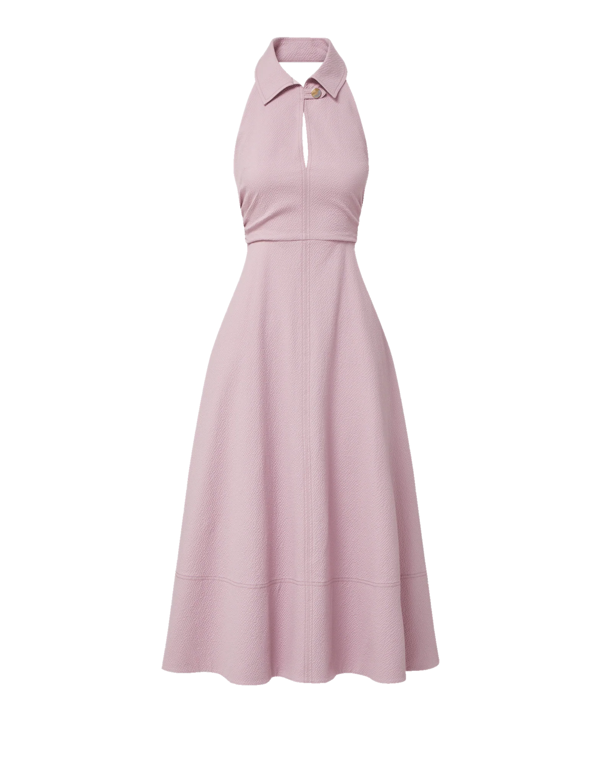 Veronica Beard Mackey Seersucker Halter Midi Dress - Image 5 of 5