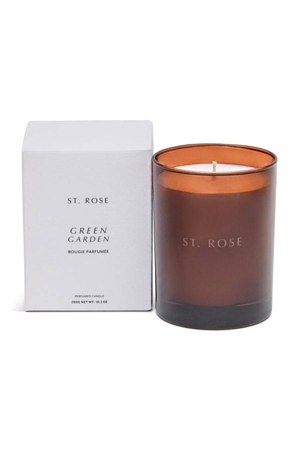 St. Rose Green Garden Candle