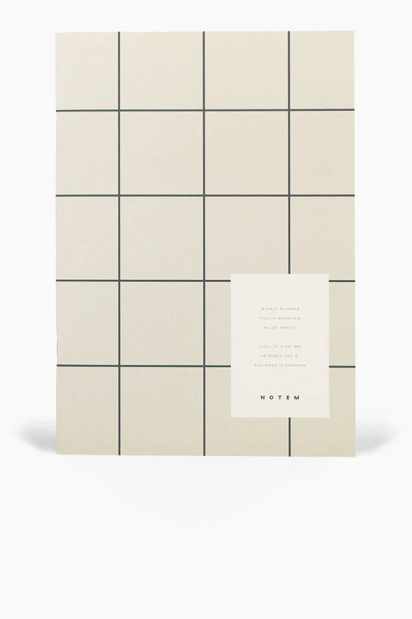 NOTEM Milo Undated Weekly Planner Book