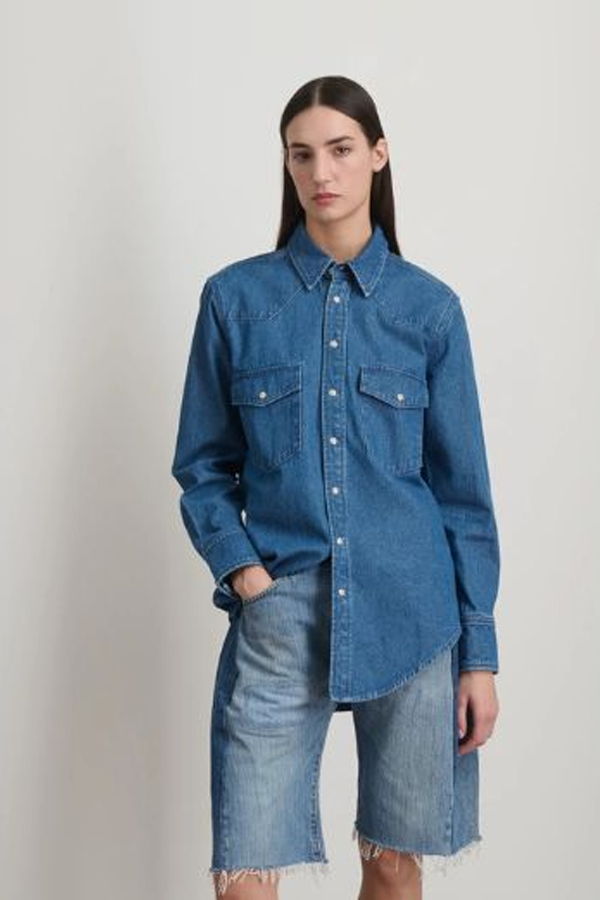 B Sides Liv Western Shirt - Bessette Wash