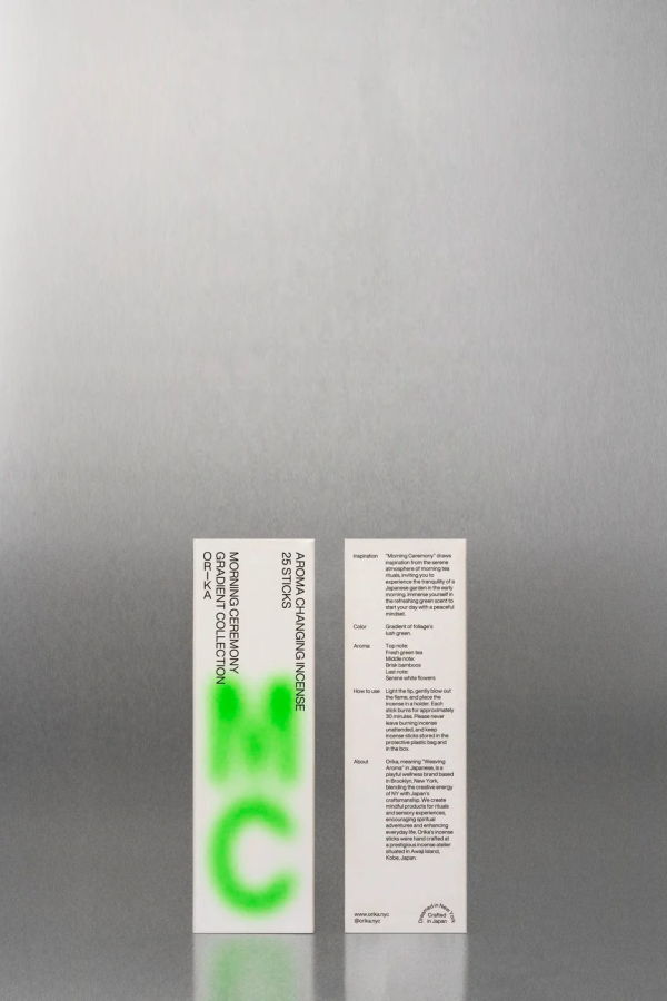 Orika Morning Ceremony Gradient Scent Changing Incense