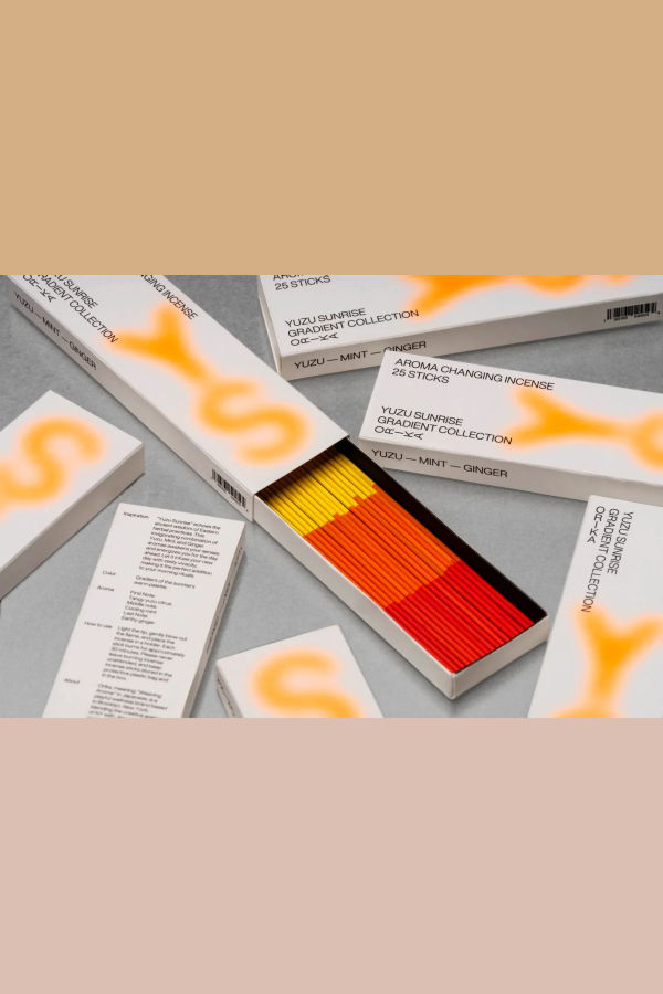Orika Yuzu Sunrise Gradient Scent Changing Incense