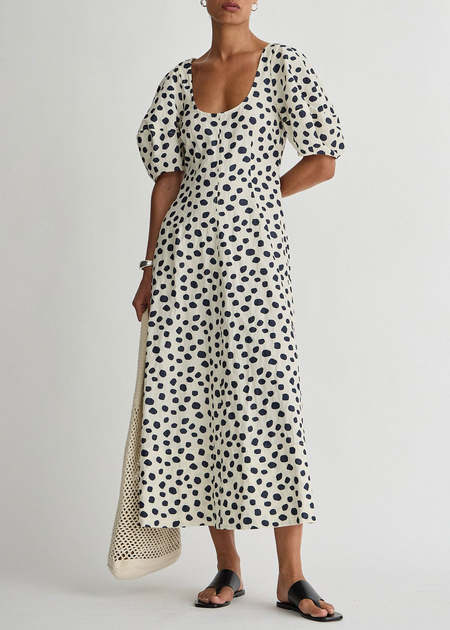 LOVAAN Val Dress - Green Rose | Garmentory LOVAAN Val Dress - Green Rose | Garmentory