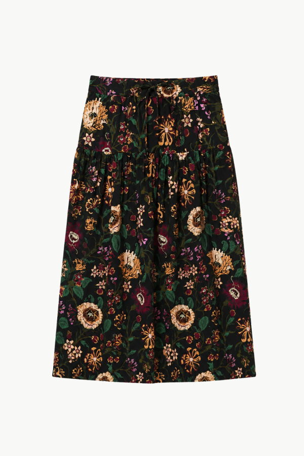 Ulla Johnson Theodora Cotton Skirt - Dahlia