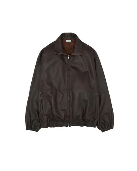 MASU SALMON GALAXY CUT LEATHER JACKET - Pink | Garmentory