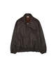 Yoke Calf Leather Truck Jacket - Thumbnail 1
