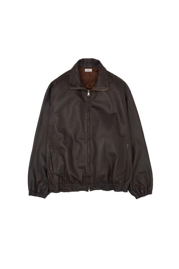 Yoke Calf Leather Truck Jacket