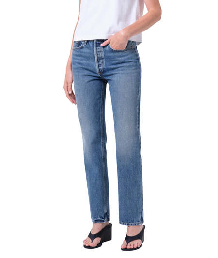 AGOLDE Cigarette Lo Slung Jean - VALE