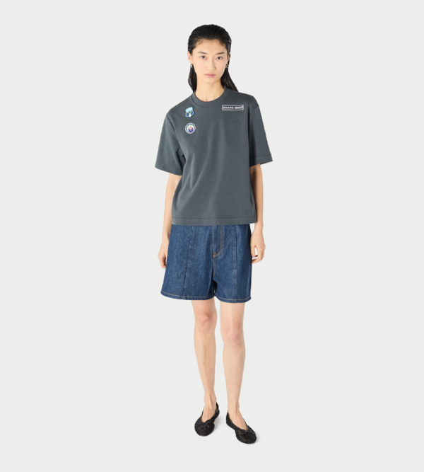 MARINE SERRE Scout Patches Crewneck T-Shirt