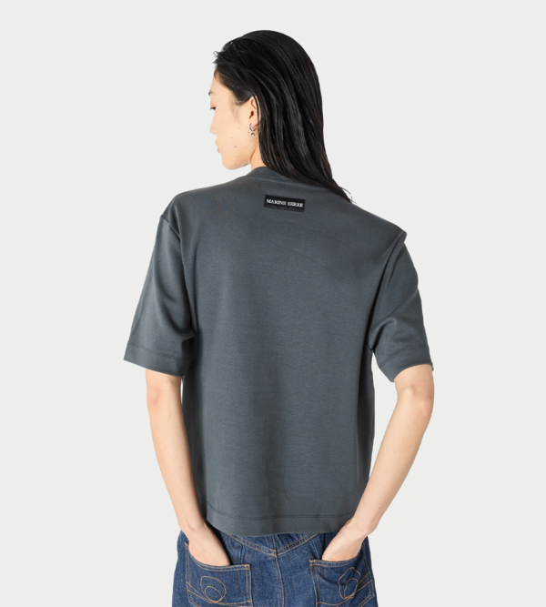 MARINE SERRE Scout Patches Crewneck T-Shirt