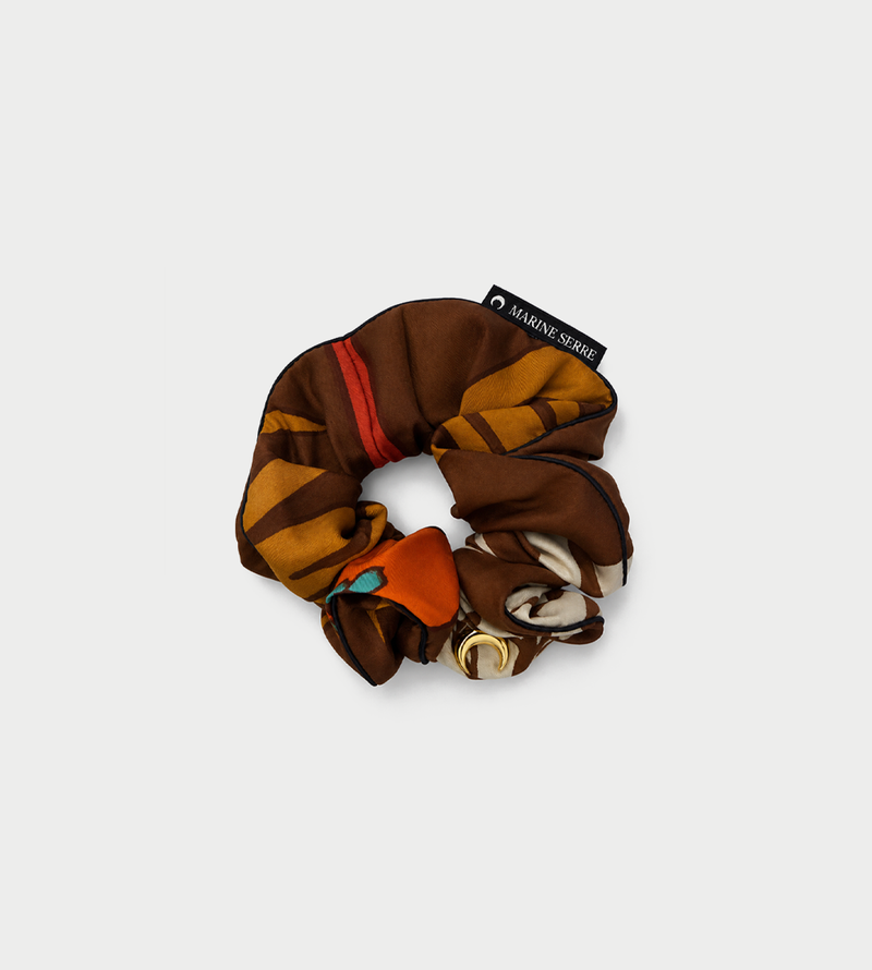 MARINE SERRE Silk Scarves Scrunchie