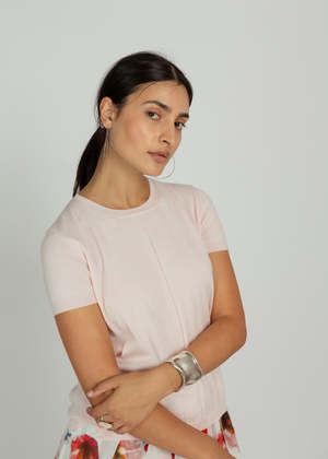 H+ Hannoh Wessel Knit Phemie T-Shirt - Pink | Garmentory