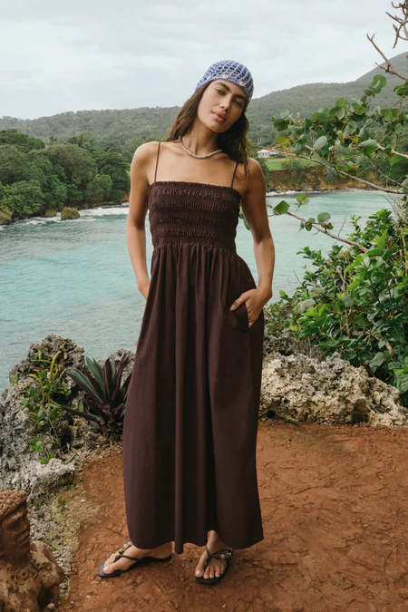 Rachel Pally Linen Simona Dress in Indigo | Garmentory