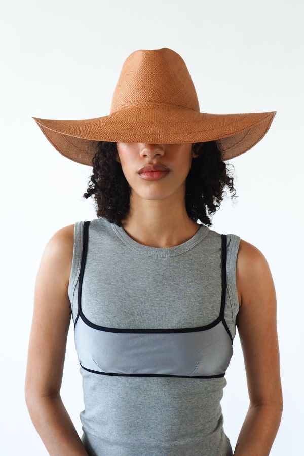 Clyde Caro Hat - Umber Brown