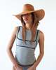 Clyde Caro Hat with Neck Shade - Umber Brown - Thumbnail 4