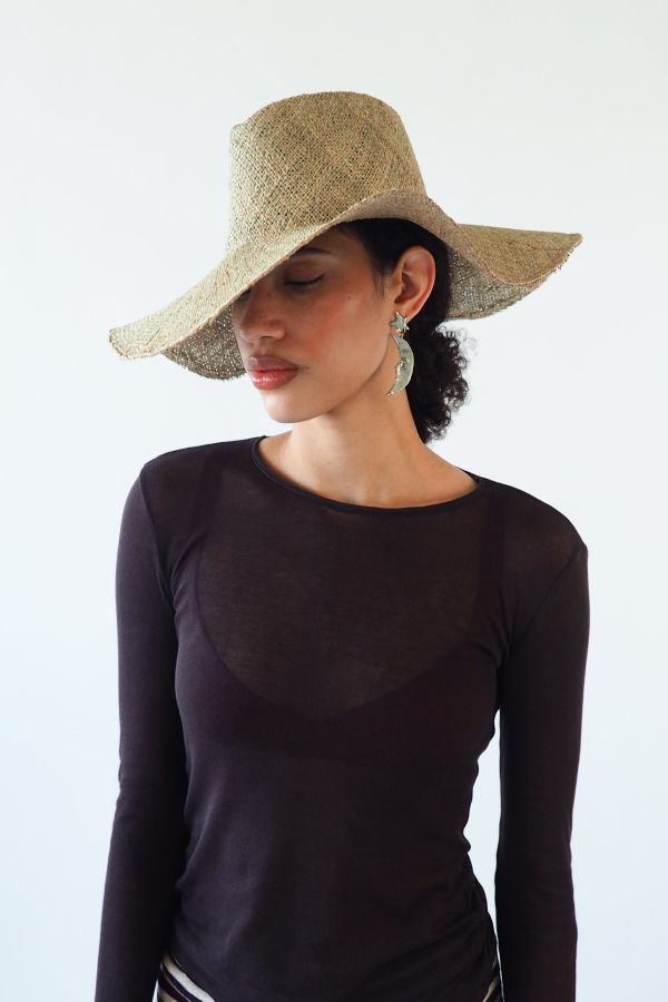 Clyde Caro Hat - Seagrass