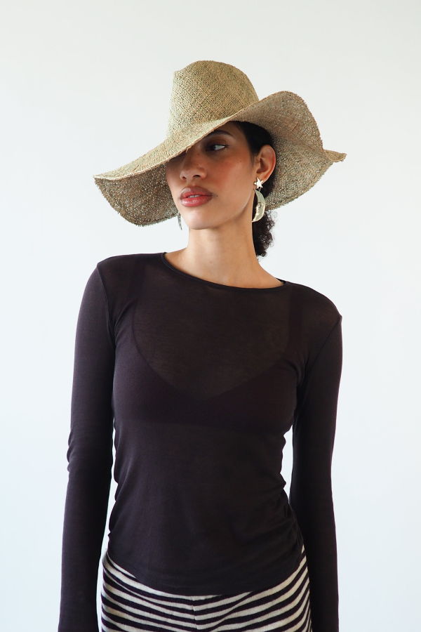 Clyde Caro Hat - Seagrass
