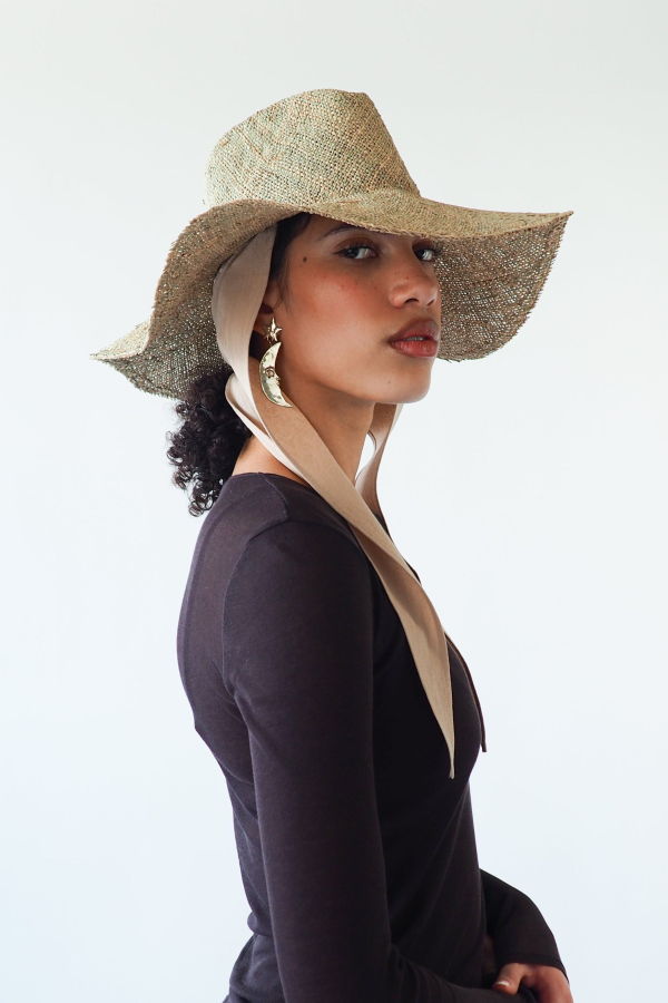 Clyde Caro Hat - Seagrass