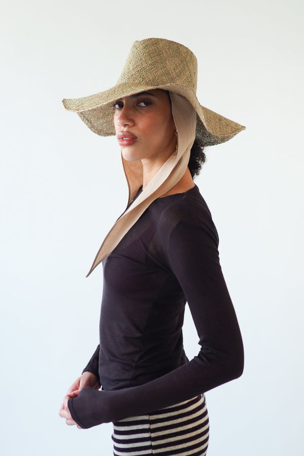 Clyde Caro Hat - Seagrass
