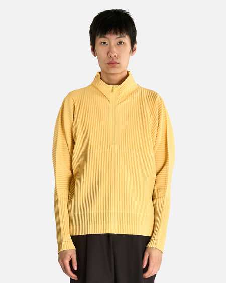 HOMME PLISSE ISSEY MIYAKE Tight Twist Cotton Knit Top | Garmentory